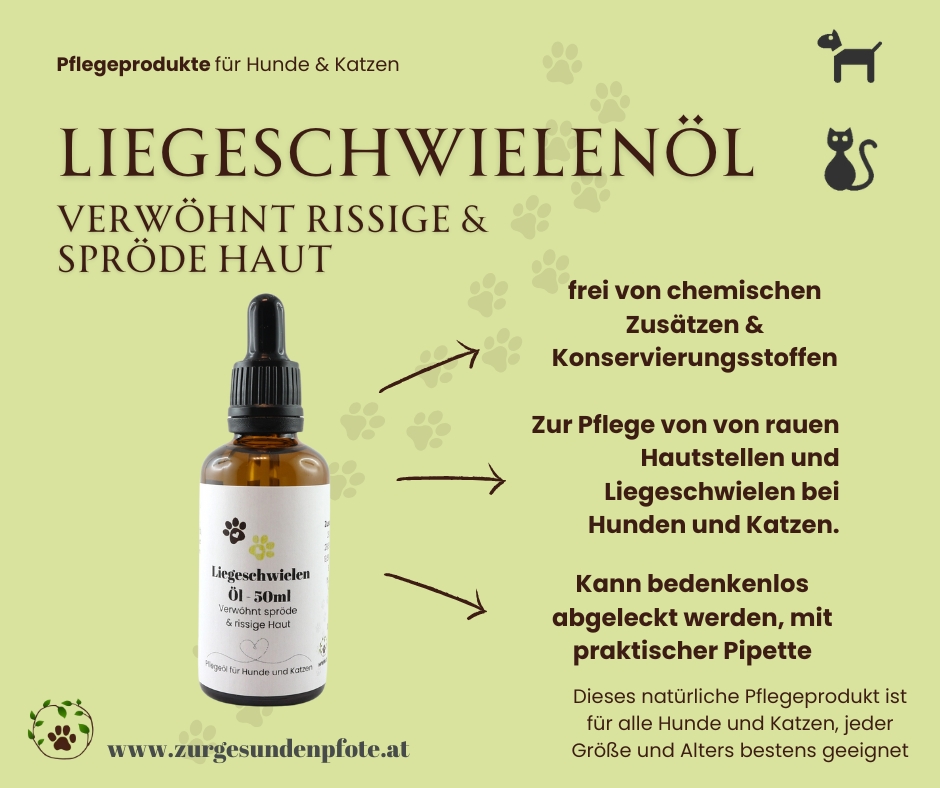 Liegeschwielen Öl - Verwöhnt spröde & rissige Haut