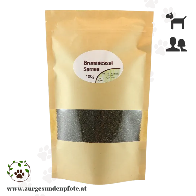 Bio Brennnessel Samen für Hunde - eine natürliche Vitaminbombe - 100g