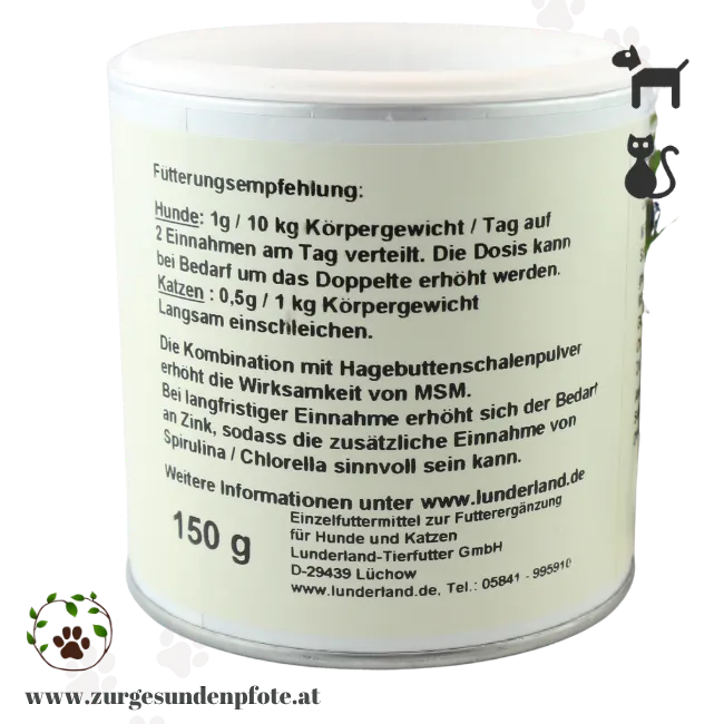 MSM für Katzen - 150g