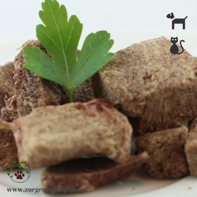 Pferdefleisch gefriergetrocknet - für niveauvolle Katzen